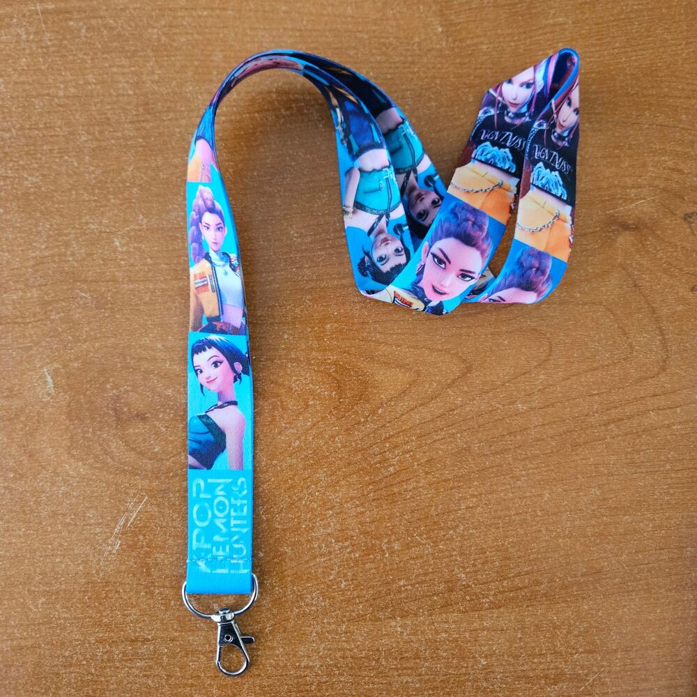 K-Pop Demon Hunters Lanyard Blue Skies, Bold Style
